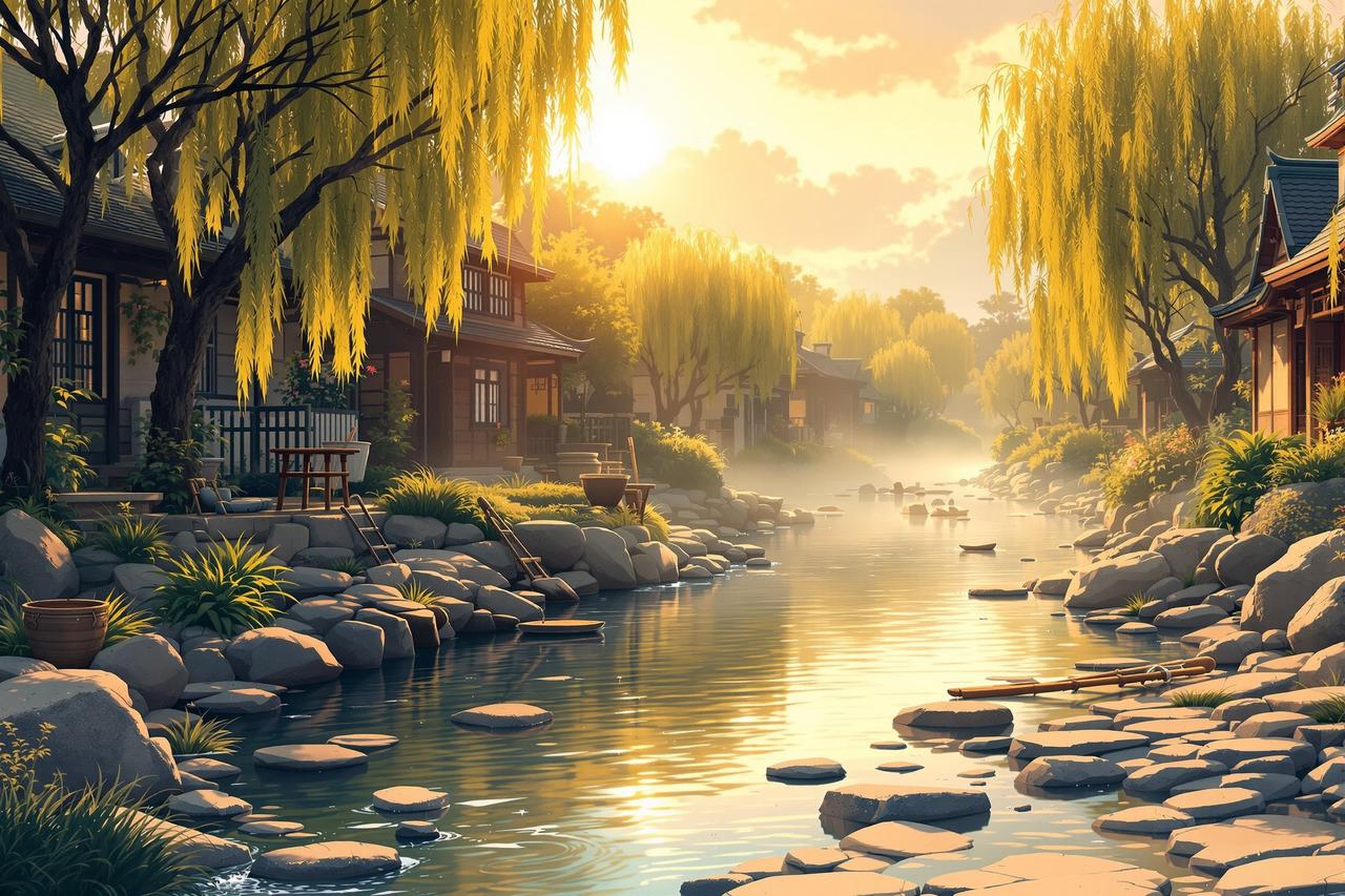 红果网剧作品 - 小河边的洗衣声