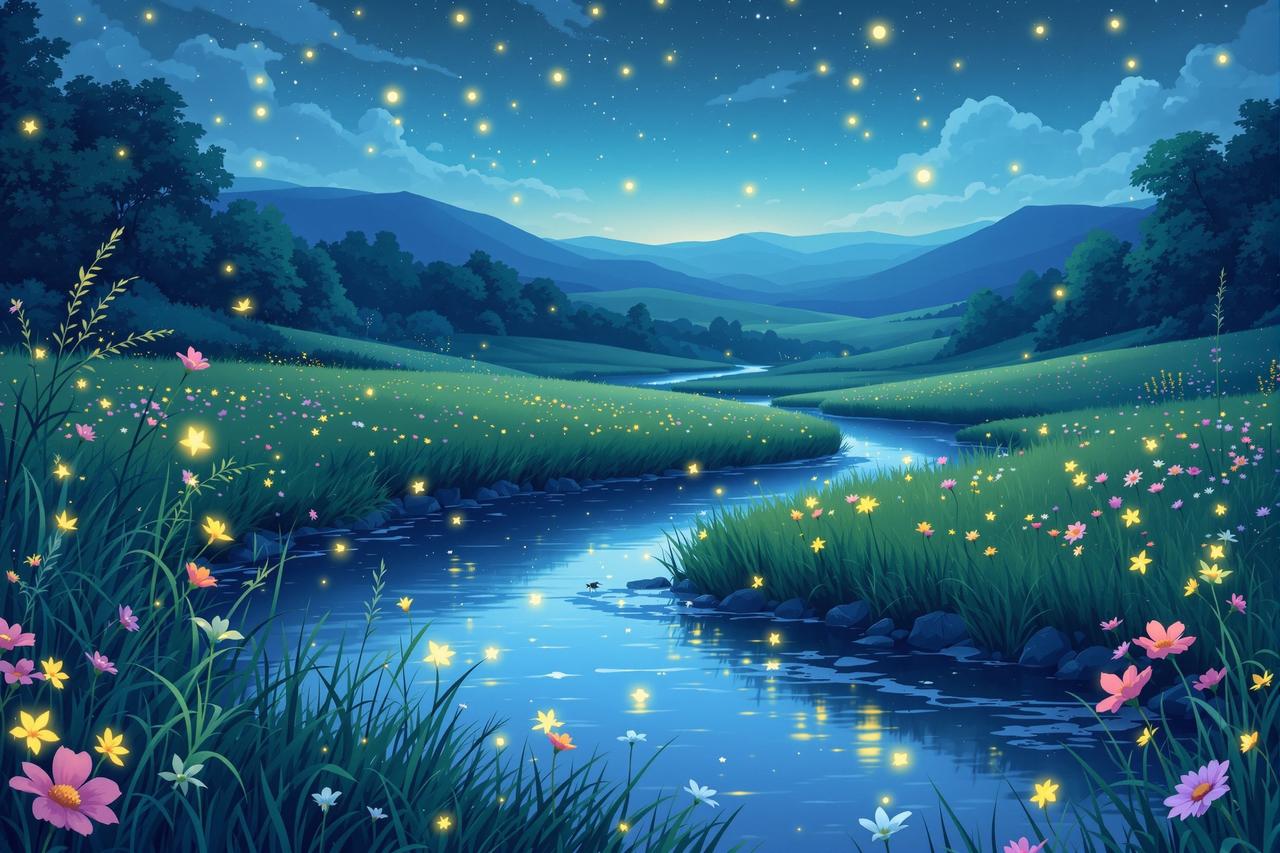 红果网剧作品 - 夏夜的萤火虫