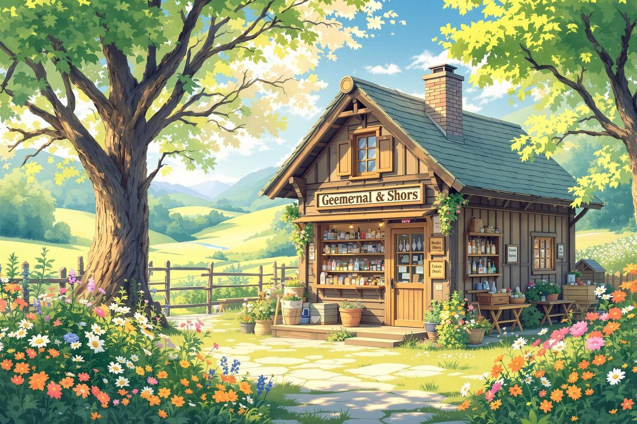 红果网剧作品 - 山间小店的四季